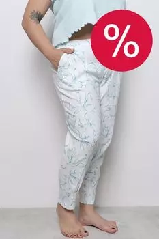 Брюки домашние хлопковые с принтом Almando Melado