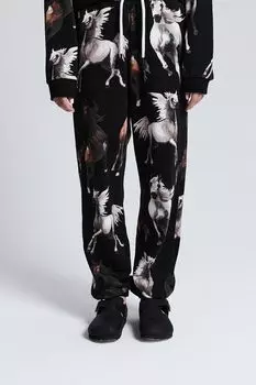 Брюки джоггеры хлопковые на кулиске с принтом ESCUTE Young