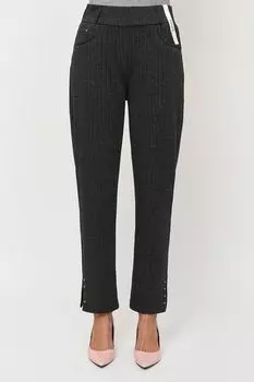 Брюки зауженного кроя с разрезами Franco Vello