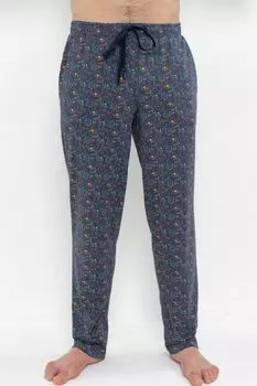 Брюки хлопковые домашние с принтом Almando Melado