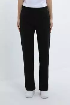 Брюки хлопковые на эластичном поясе Calvin Klein Jeans