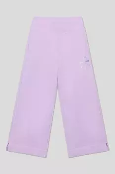 Брюки хлопковые на эластичном поясе Calvin Klein Jeans