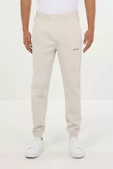 Брюки хлопковые на эластичном поясе Calvin Klein