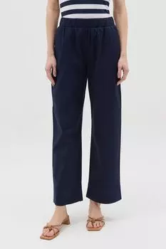 Брюки хлопковые на эластичном поясе OVS