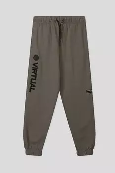 Брюки хлопковые на эластичном поясе OVS