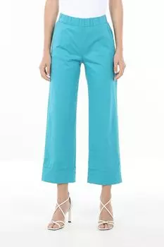 Брюки хлопковые на эластичном поясе OVS