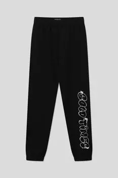 Брюки хлопковые на эластичном поясе OVS