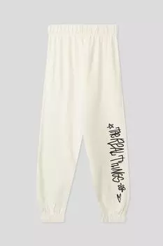 Брюки хлопковые на эластичном поясе OVS