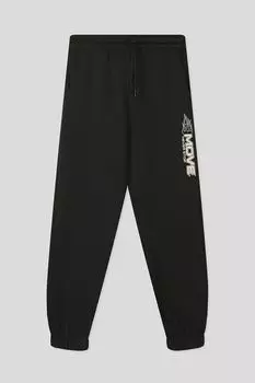 Брюки хлопковые на эластичном поясе OVS