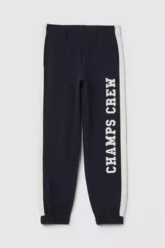 Брюки хлопковые на эластичном поясе OVS