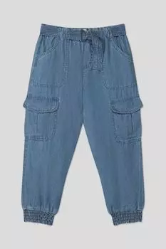 Брюки хлопковые на эластичном поясе с карманами Mayoral