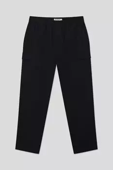 Брюки хлопковые на эластичном поясе с карманами GRAND & HILLS