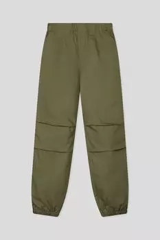 Брюки хлопковые на эластичном поясе с карманами OVS