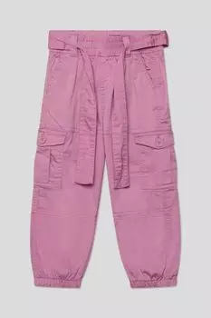 Брюки хлопковые на эластичном поясе с карманами OVS