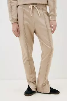 Брюки хлопковые на эластичном поясе со стрелками The Couture Club