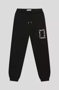 Брюки хлопковые на кулиске Calvin Klein Jeans