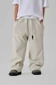 Брюки хлопковые на кулиске Happy Baby