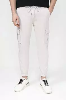 Брюки хлопковые на кулиске и с карманами MARCO DI RADI