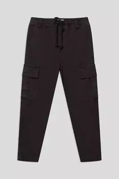 Брюки хлопковые на кулиске и с карманами GIOCO