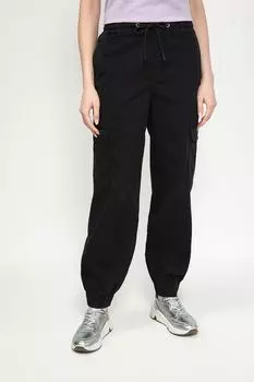 Брюки хлопковые на кулиске и с карманами HUGO