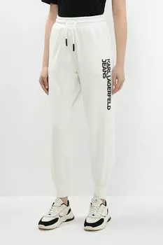 Брюки хлопковые на кулиске Karl Lagerfeld Jeans