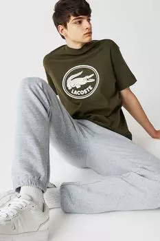Джоггеры хлопковые на кулиске Lacoste