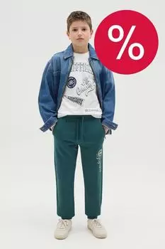 Брюки хлопковые на кулиске OVS