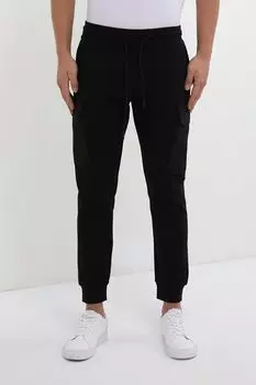 Джоггеры хлопковые на кулиске с карманами Antony Morato