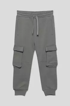 Брюки хлопковые на кулиске с карманами Benetton