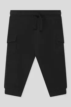 Брюки хлопковые на кулиске с карманами Fagottino