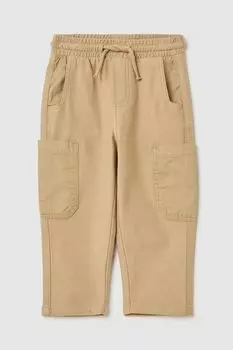 Брюки хлопковые на кулиске с карманами Fagottino