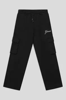 Брюки хлопковые на кулиске с карманами Guess
