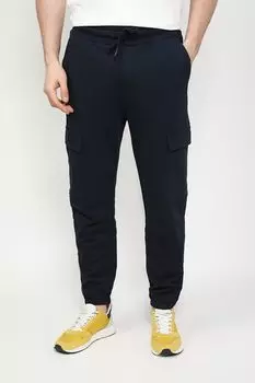 Джоггеры хлопковые на кулиске с карманами MARCO DI RADI