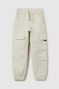 Брюки хлопковые на кулиске с карманами OVS