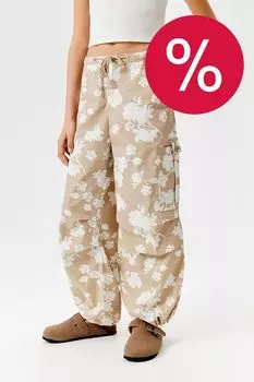 Брюки хлопковые на кулиске с карманом ACOOLA