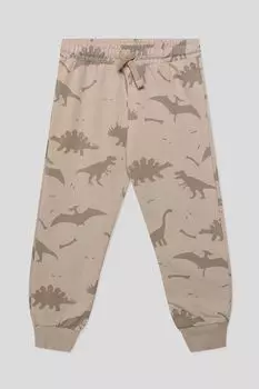 Брюки хлопковые на кулиске с принтом Artie