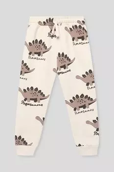 Брюки хлопковые на кулиске с принтом Artie