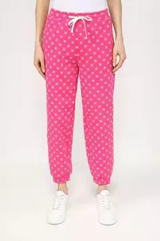 Брюки хлопковые на кулиске с принтом BELUCCI