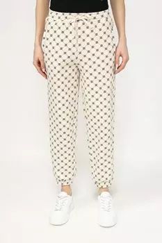 Брюки хлопковые на кулиске с принтом BELUCCI