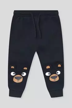 Брюки хлопковые на кулиске с принтом Fagottino