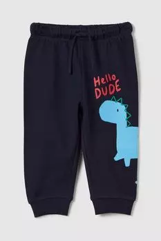 Брюки хлопковые на кулиске с принтом Fagottino