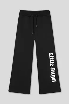 Брюки хлопковые на кулиске с принтом GIOCO