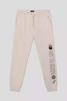 Брюки хлопковые на кулиске с принтом OVS