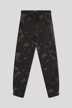 Брюки хлопковые на кулиске с принтом OVS