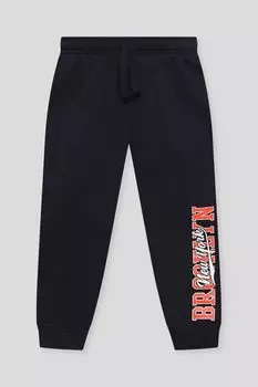 Брюки хлопковые на кулиске с принтом OVS