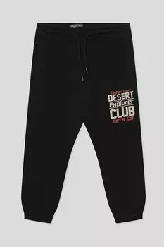 Брюки хлопковые на кулиске с принтом OVS