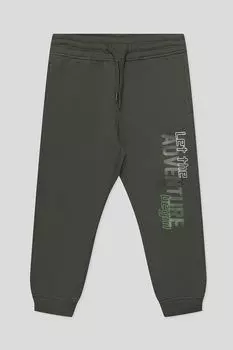 Брюки хлопковые на кулиске с принтом OVS