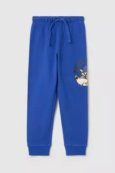 Брюки хлопковые на кулиске с принтом OVS