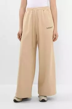 Брюки хлопковые на кулиске свободного кроя BELUCCI