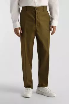 Брюки хлопковые облегающего кроя HUGO